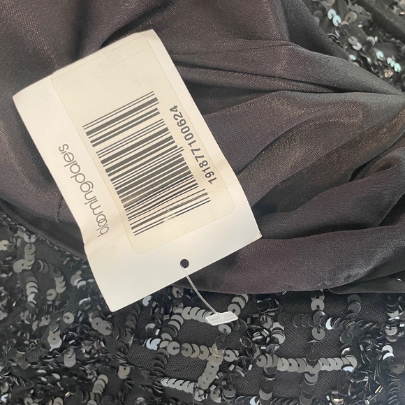 Mac Duggal 4112 Black Sequin Halter Open Back Dress - Picture 8 of 9